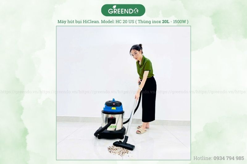 Sử dụng máy hút bụi khô ướt HC 20/US đúng cách