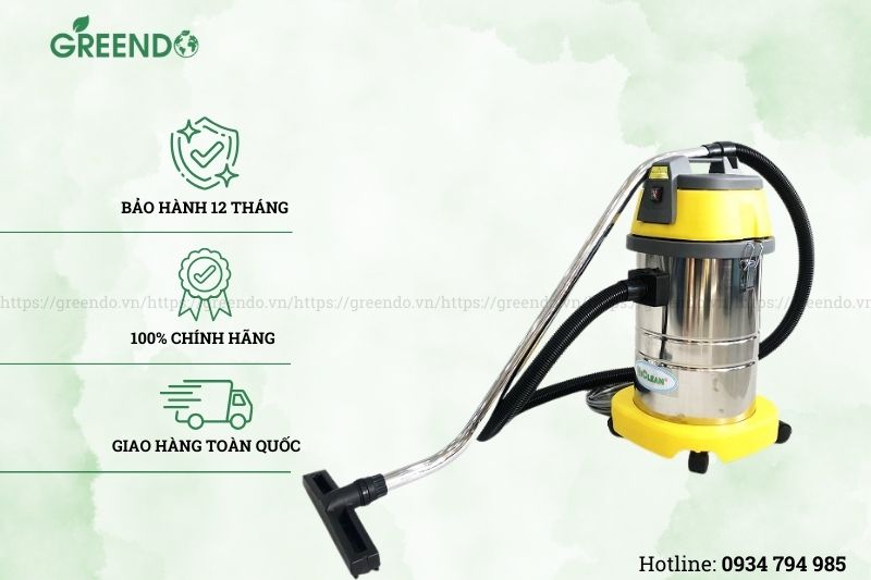 Cấu tạo của máy hút bụi công nghiệp