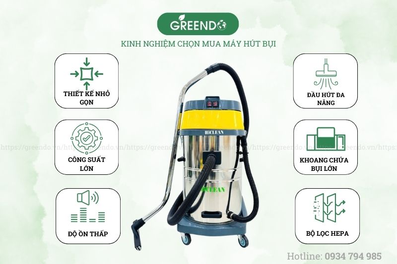 Những kinh nghiệm để chọn mua máy hút bụi
