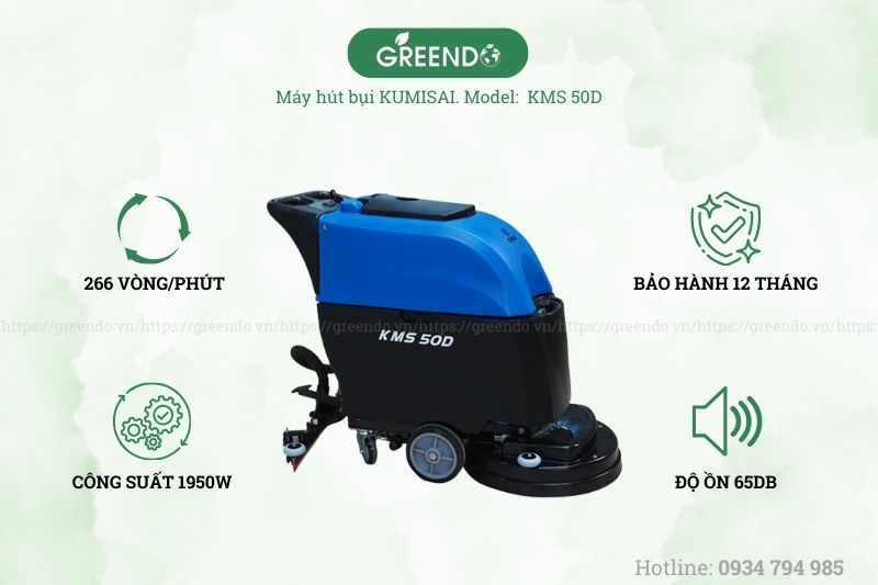 Máy chà sàn công nghiệp liên hợp Kumisai KMS 50D