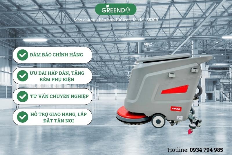 Địa chỉ cung cấp máy chà sàn HiClean S530B uy tín