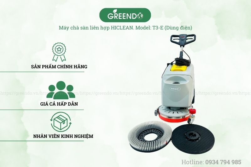Máy chà sàn liên hợp HiClean T3-E