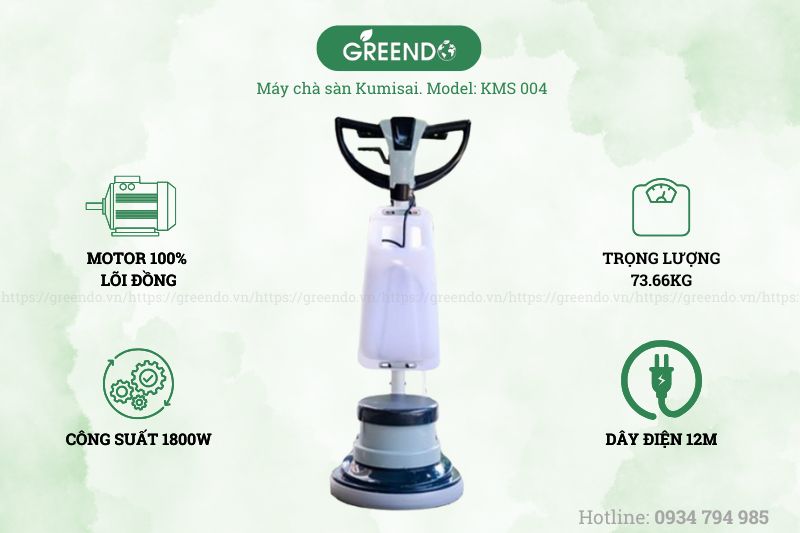 Máy đánh sàn tạ Kumisai KMS 004
