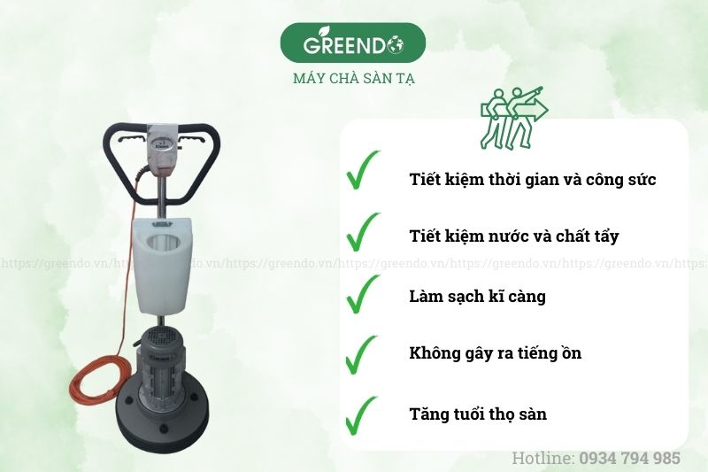 Máy lau sàn tạ