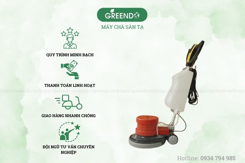 Máy lau sàn tạ