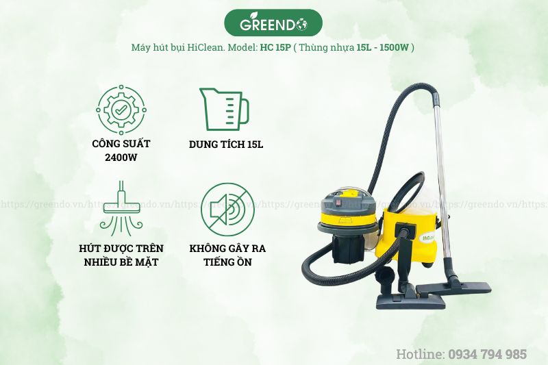 máy hút bụi HiClean HC15P