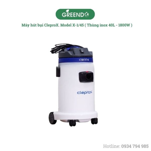 máy hút bụi khô và ướt cleprox X-1/45
