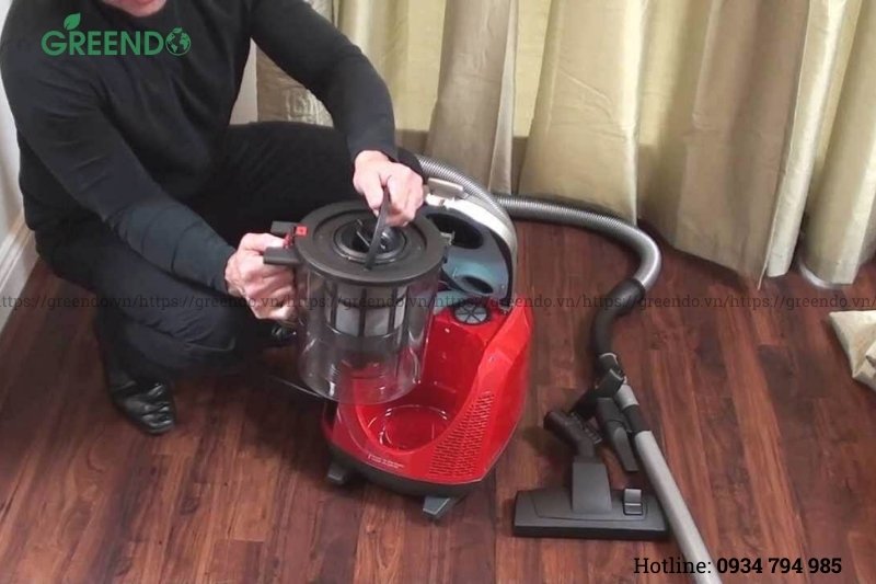 Không làm sạch bộ lọc bụi thường xuyên