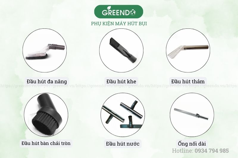 Phụ kiện máy hút bụi công nghiệp