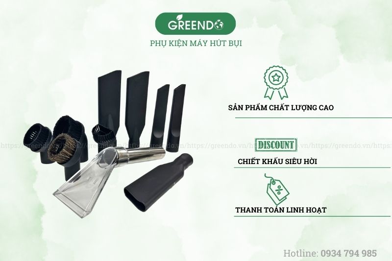 Địa chỉ cung cấp phụ kiện máy hút bụi công nghiệp chính hãng giá rẻ