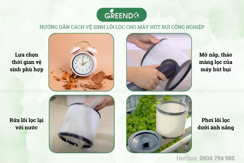 Hướng dẫn vệ sinh bộ lọc máy hút bụi