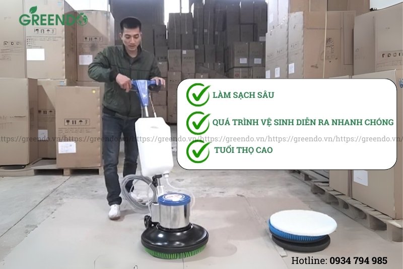 Máy đánh sàn công nghiệp Kumisai