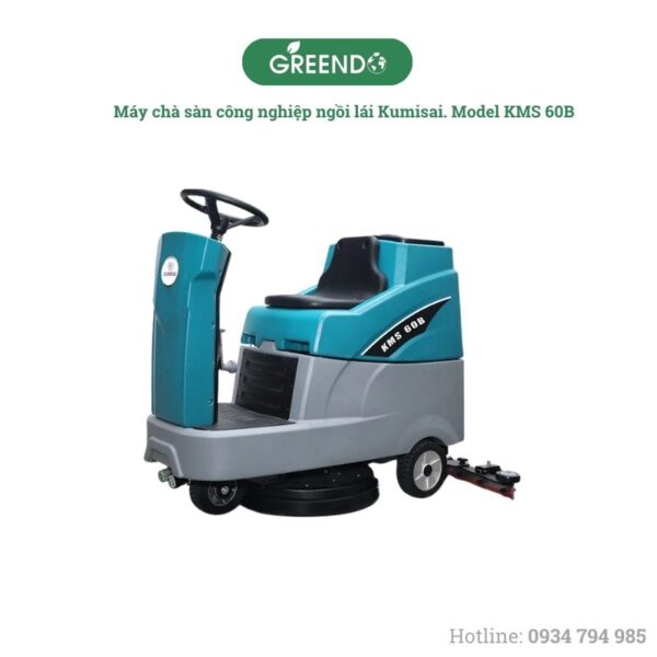 máy chà sàn công nghiệp ngồi lái kumisai 60B