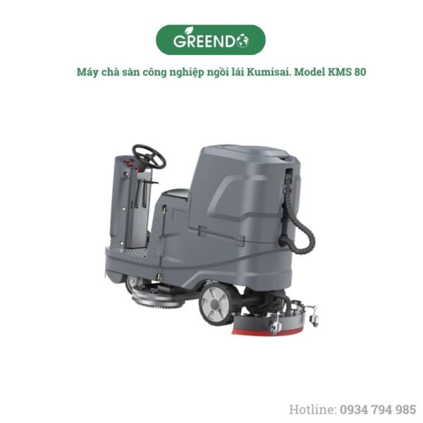 máy chà sàn công nghiệp ngồi lái kumisai KMS 80