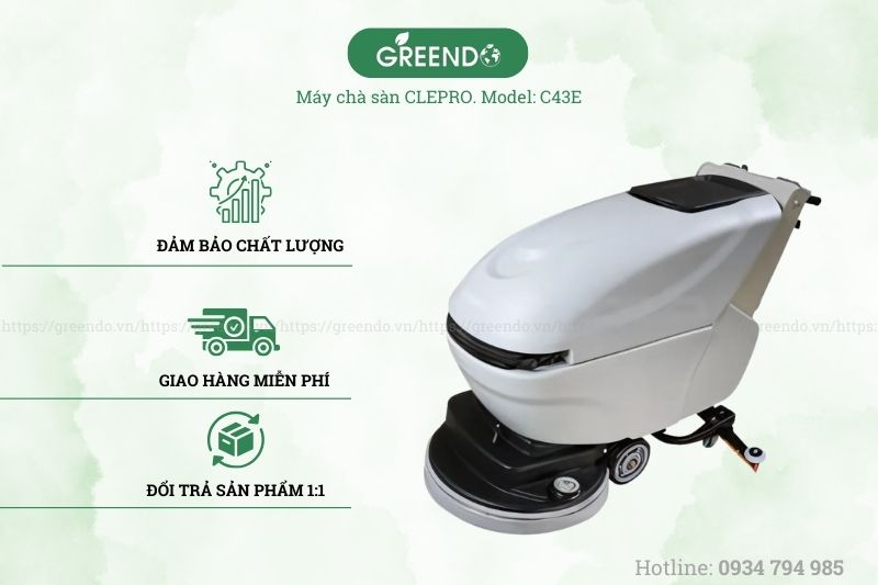 Nơi cung cấp máy chà sàn Clepro C43E