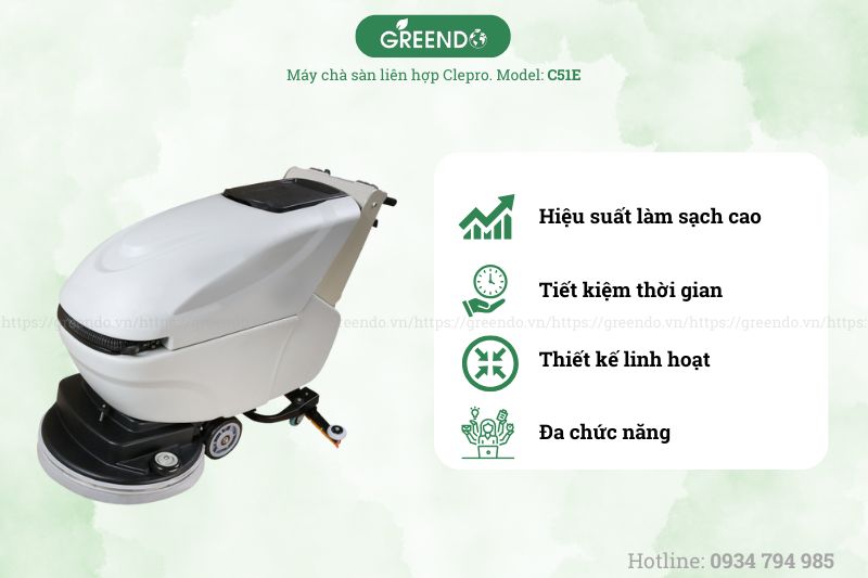 Ưu điểm của máy Clepro C51E