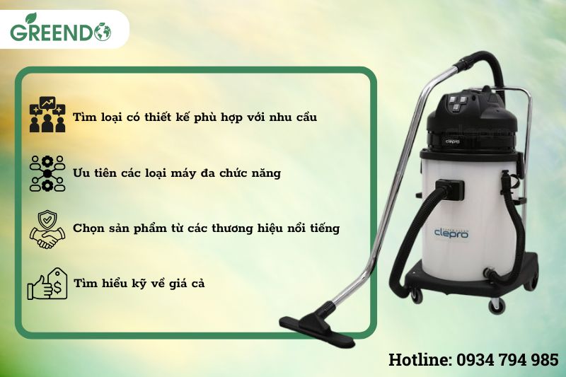 Tiêu chí chọn máy hút bụi tại Huế