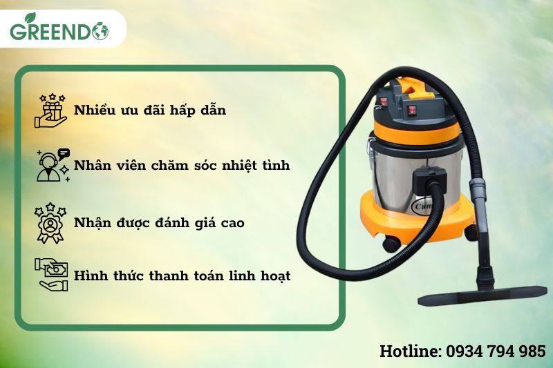Địa chỉ mua máy hút bụi uy tín