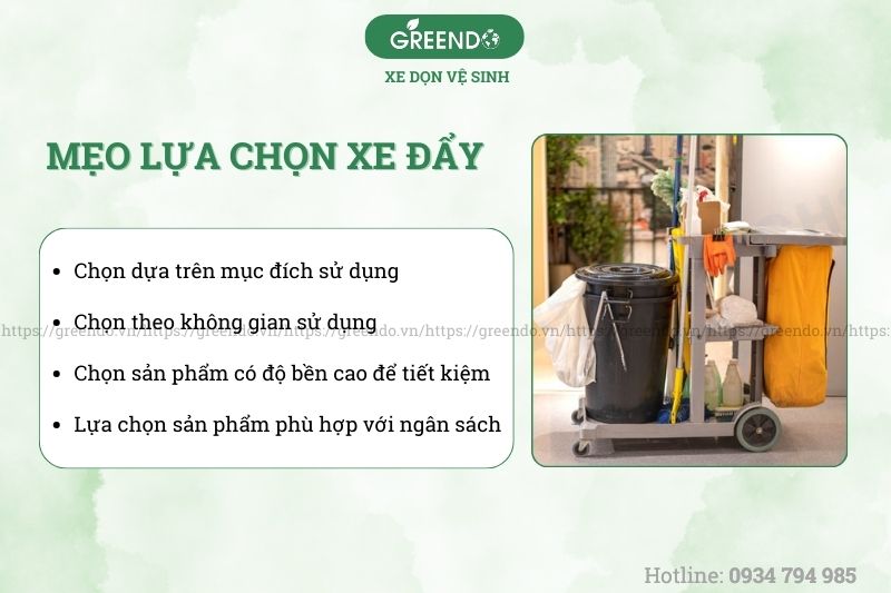 Mẹo chọn xe đẩy phù hợp