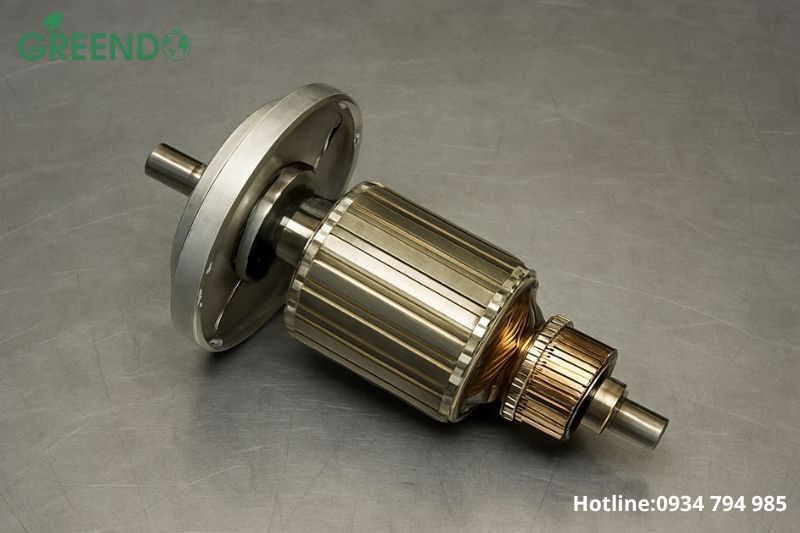 Roto đứng yên trong motor khi máy hoạt động