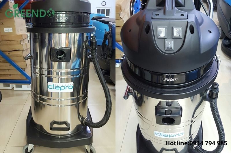 Máy hút bụi dùng cho nhà máy, nhà xưởng có dung tích lơn 80 lít