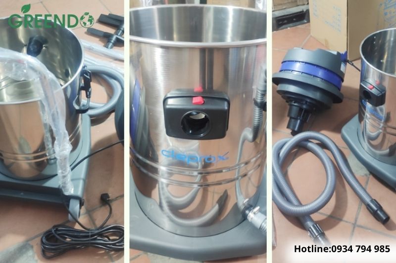 Máy hút bụi công nghiệp Lạng Sơn thùng inox