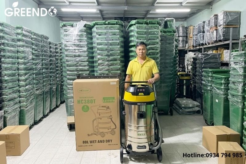 Máy hút bụi công nghiệp Lạng Sơn tay đẩy thông minh