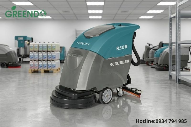 Máy chà sàn Phú Nhuận đẩy tay hiệu quả
