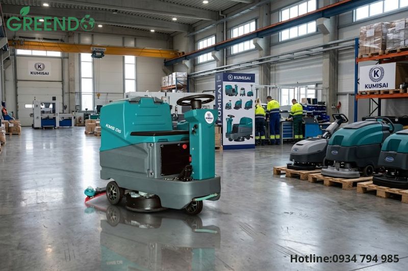 Máy chà sàn Kumisai KMS D6 mạnh mẽ
