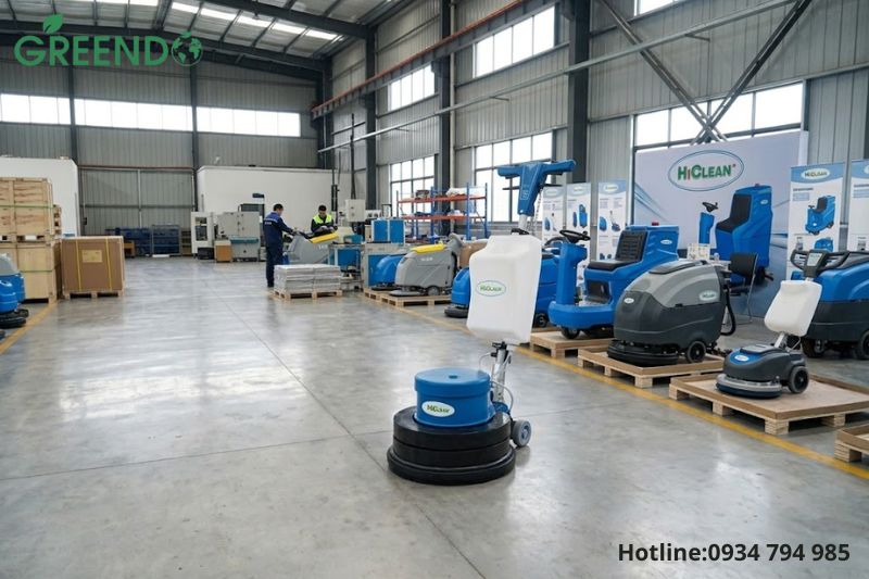 Máy chà sàn Bình Tân Hiclean HC17 nhỏ gọn
