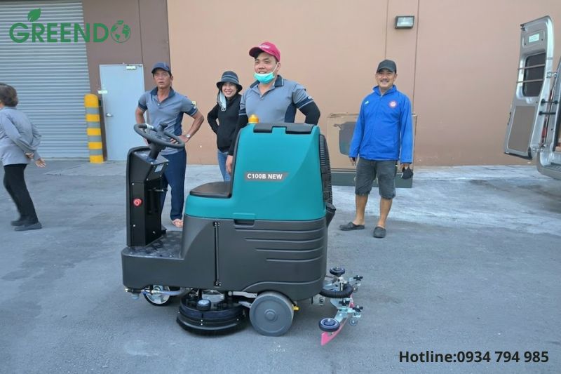 Máy chà sàn CLEPRO C100B NEW hiện đại