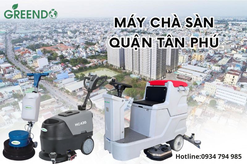 Máy chà sàn quận Tân Phú
